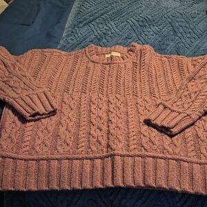 Lucky Brand Cable Knit Sweater Size XL EUC